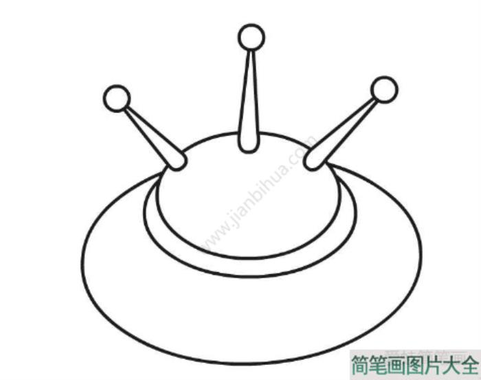 宇宙飞船简笔画  第2张