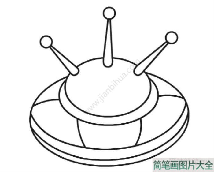 宇宙飞船简笔画  第3张