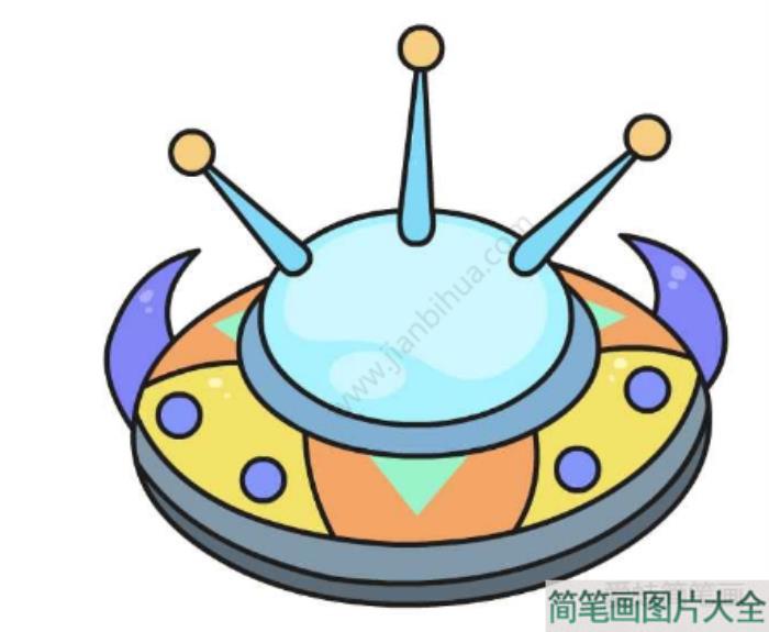 宇宙飞船简笔画  第5张