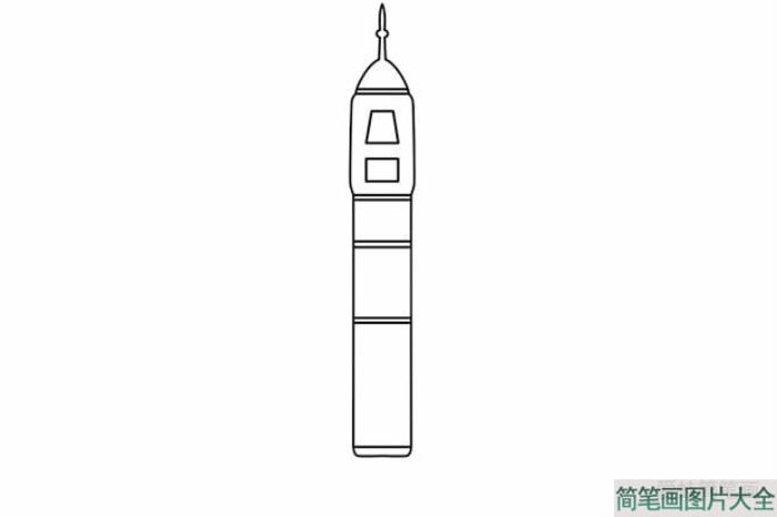 神舟五号飞船简笔画