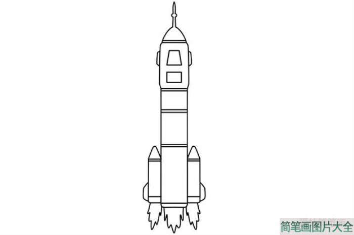 神舟五号飞船简笔画  第3张