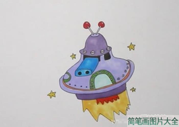 宇宙飞船简笔画  第4张