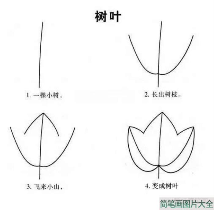 树叶简笔画