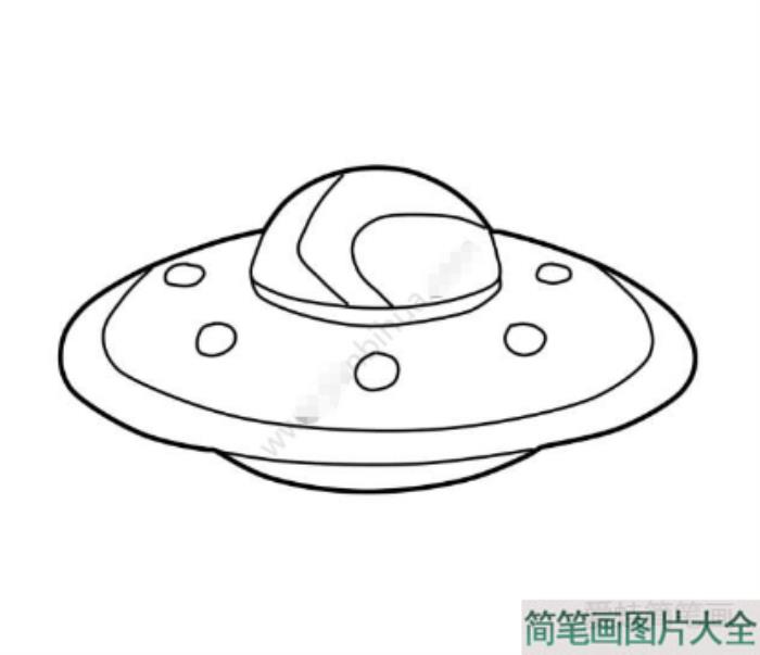 ufo简笔画