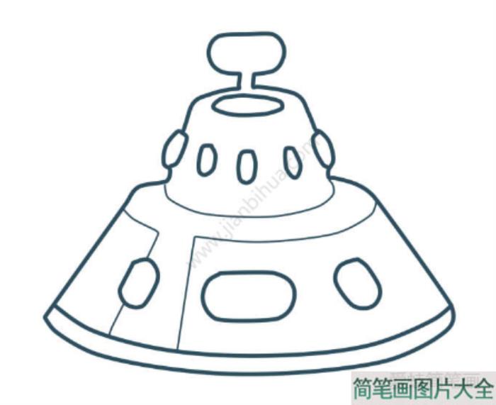 ufo简笔画