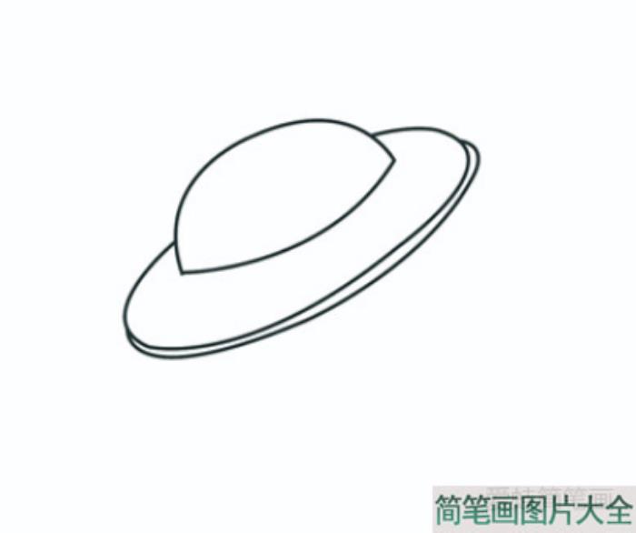 ufo简笔画  第2张