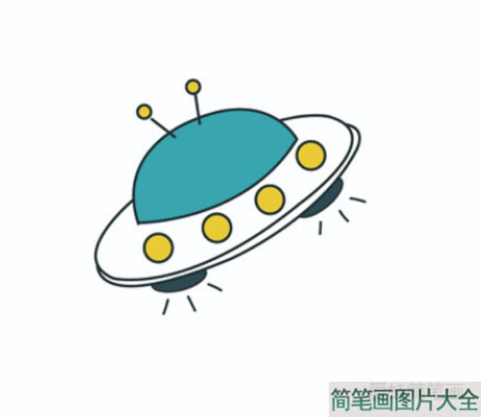 ufo简笔画  第4张