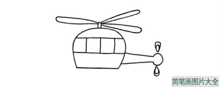 直升机战斗机简笔画  第4张