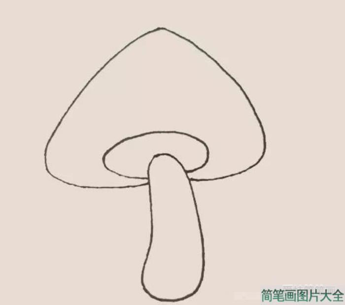 彩色蘑菇简笔画  第3张