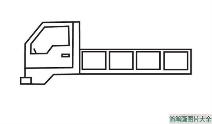 货车简笔画  第3张