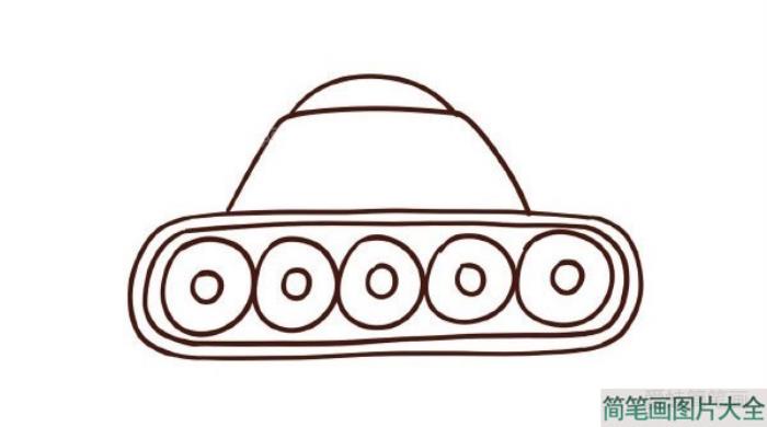 彩色的坦克简笔画  第5张