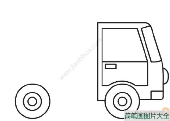 教大家画消防车简笔画  第2张