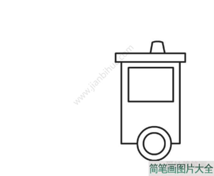 轻松学会消防车简笔画