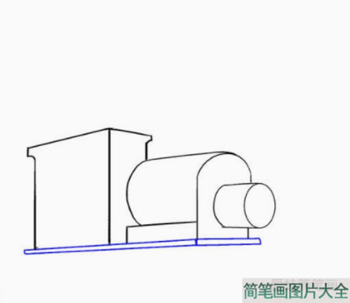 怎样画火车简笔画  第2张