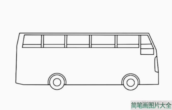 简单五步画公交车  第3张