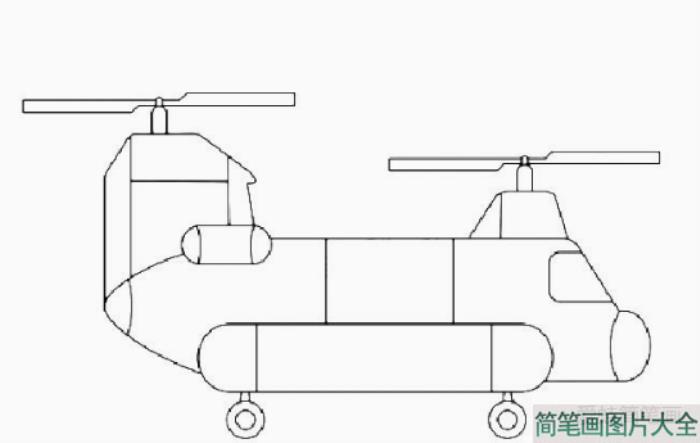 简单的军用飞机简笔画教程  第4张