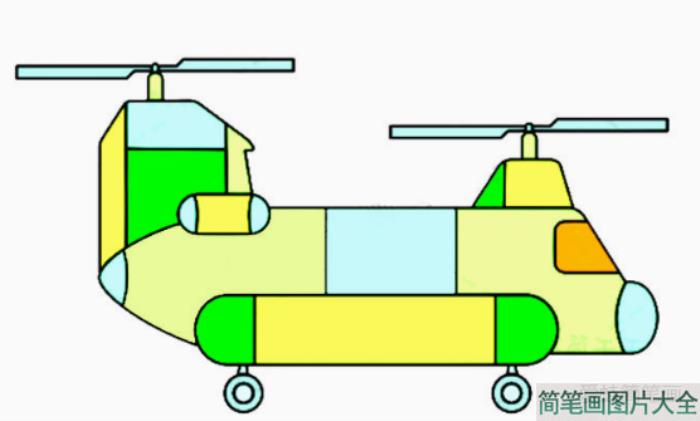 简单的军用飞机简笔画教程  第5张