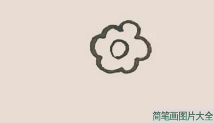 仙人球花简笔画