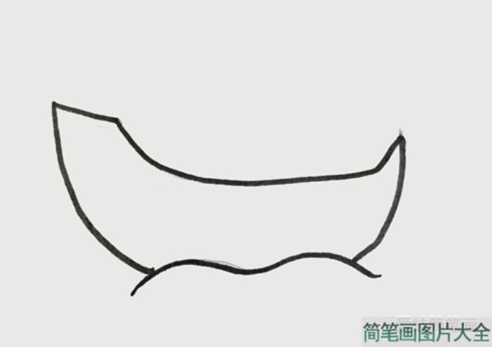 帆船简笔画