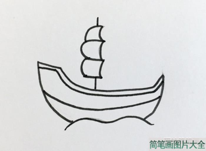 帆船简笔画  第2张