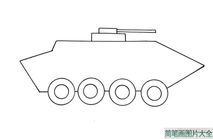 特警战车简笔画  第2张