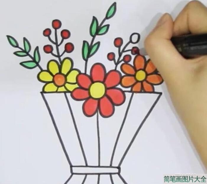 花束简笔画  第4张