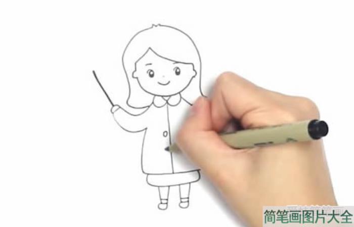 老师简笔画  第2张