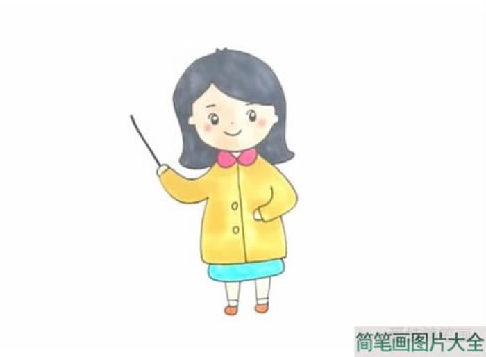 老师简笔画  第4张