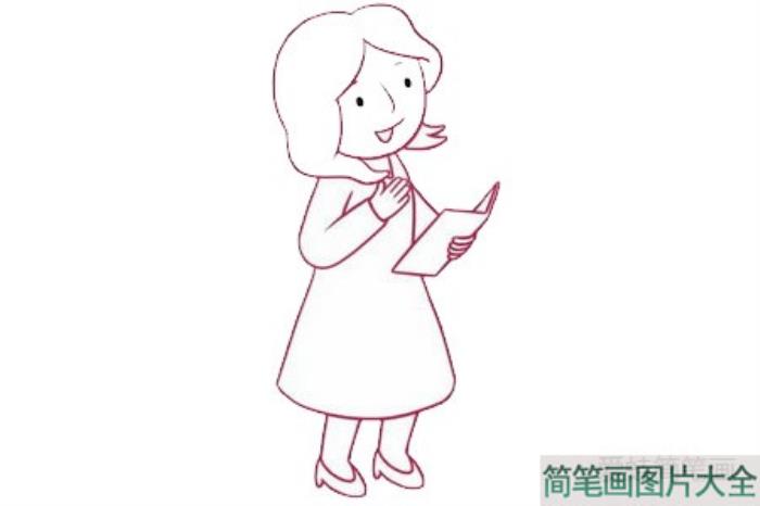 教师简笔画  第4张