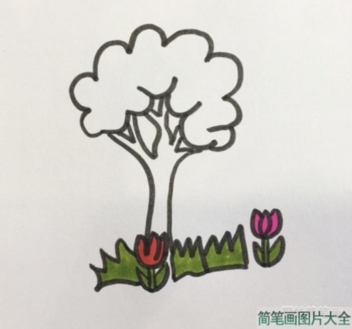 花草树木简笔画  第4张