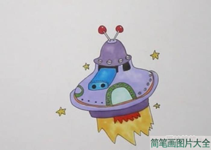 宇宙飞船简笔画  第4张