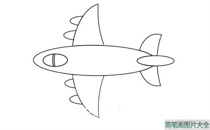 可爱飞机简笔画  第4张