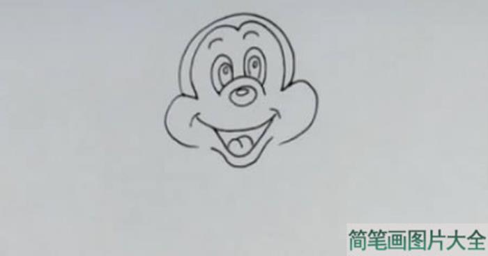 米老鼠简笔画步骤图解