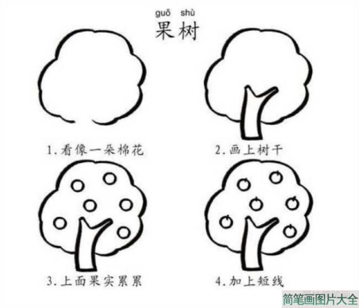 果树简笔画