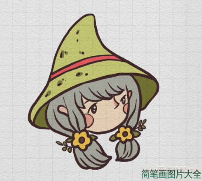 魔法少女简笔画  第5张