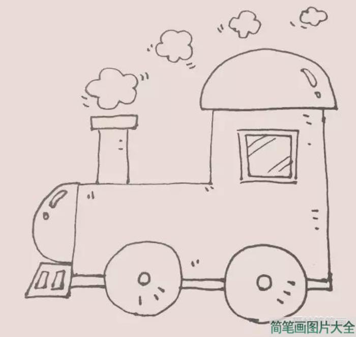 火车头简笔画  第7张