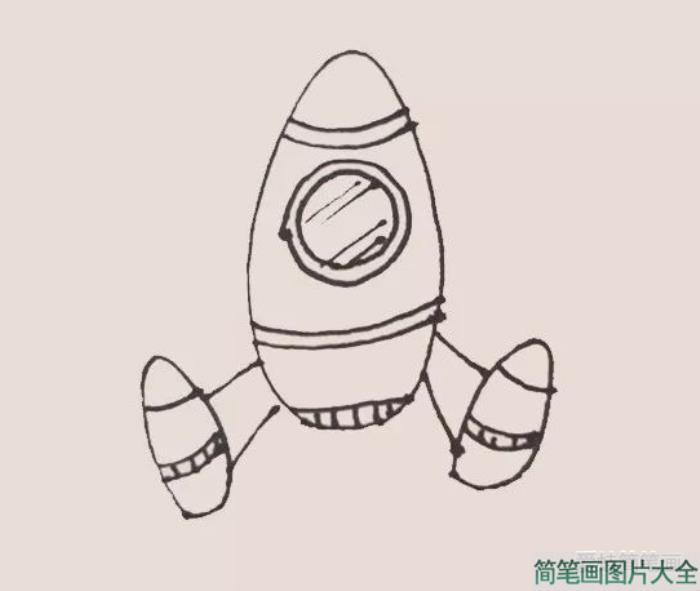 宇宙飞船简笔画  第5张