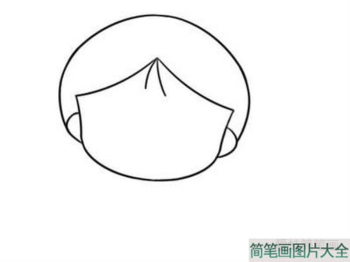 樱桃小丸子简笔画