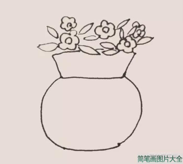 花瓶简笔画  第5张