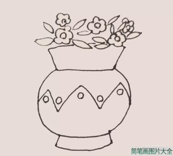 花瓶简笔画  第7张