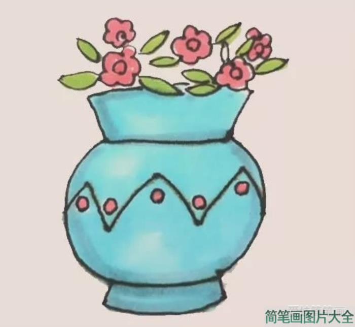 花瓶简笔画  第8张