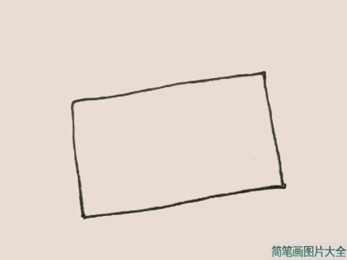 简笔画之明信片  第1张