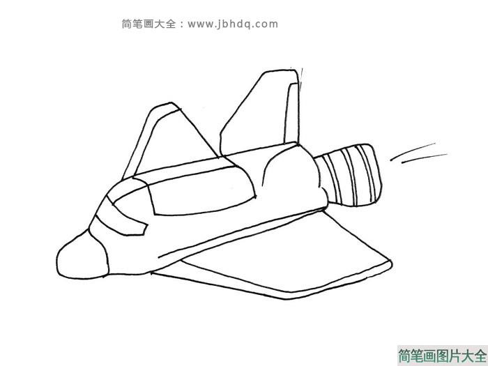 3张航天飞机的简笔画  第3张