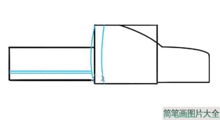 很容易画的卡车简笔画教程  第4张