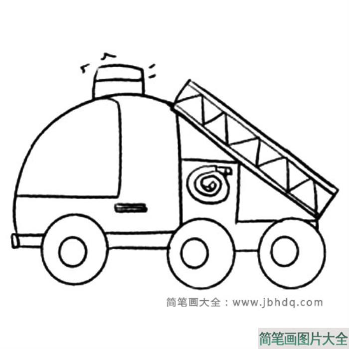 Q版交通工具_消防车