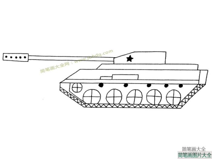两张装甲车简笔画图片  第2张