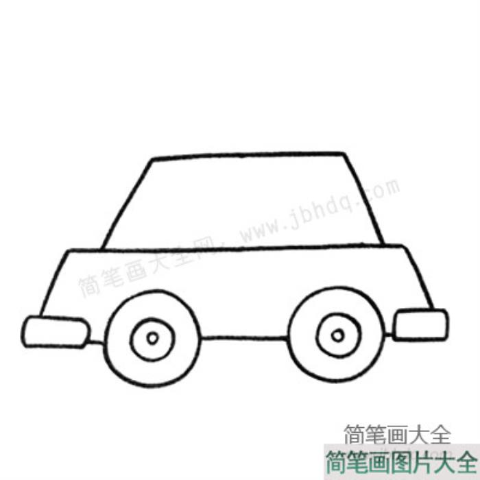 简笔画中级篇_汽车  第3张