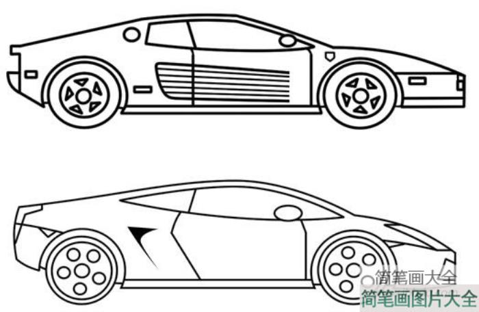卡通小汽车简笔画教程  第2张