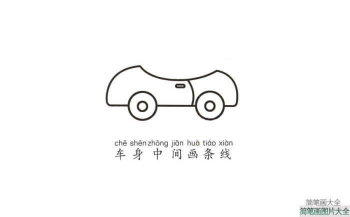 学画敞篷小汽车  第3张