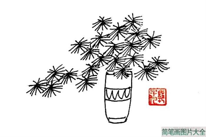 花瓶小花简笔画  第6张